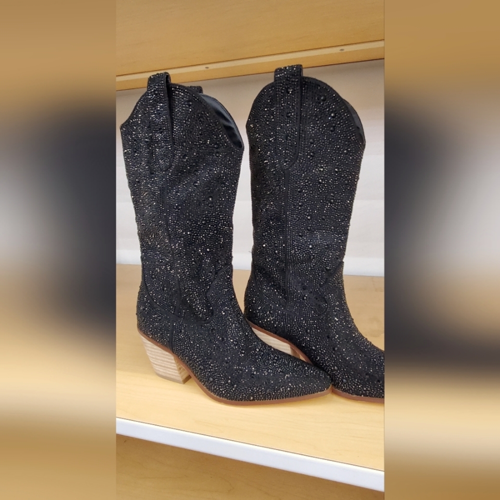 Rhinestone Cowboy boots size 5